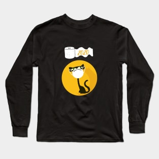 Quarantine with my Cat 2020 Long Sleeve T-Shirt